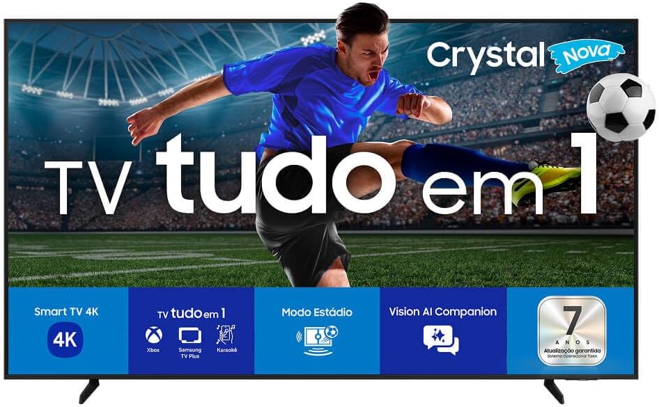 Smart TV 55" 4K UHD Samsung Crystal