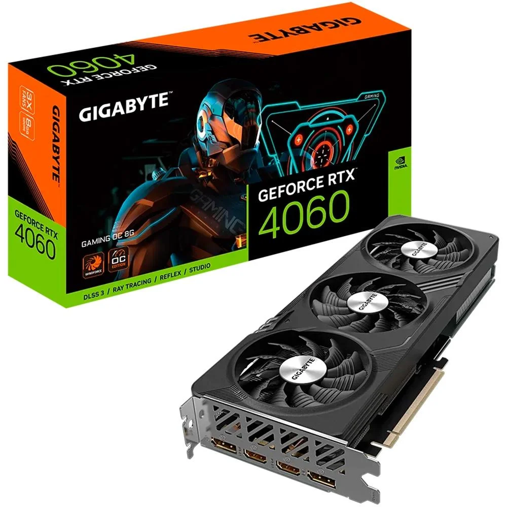 Placa de Vídeo Gigabyte RTX 4060 8GB